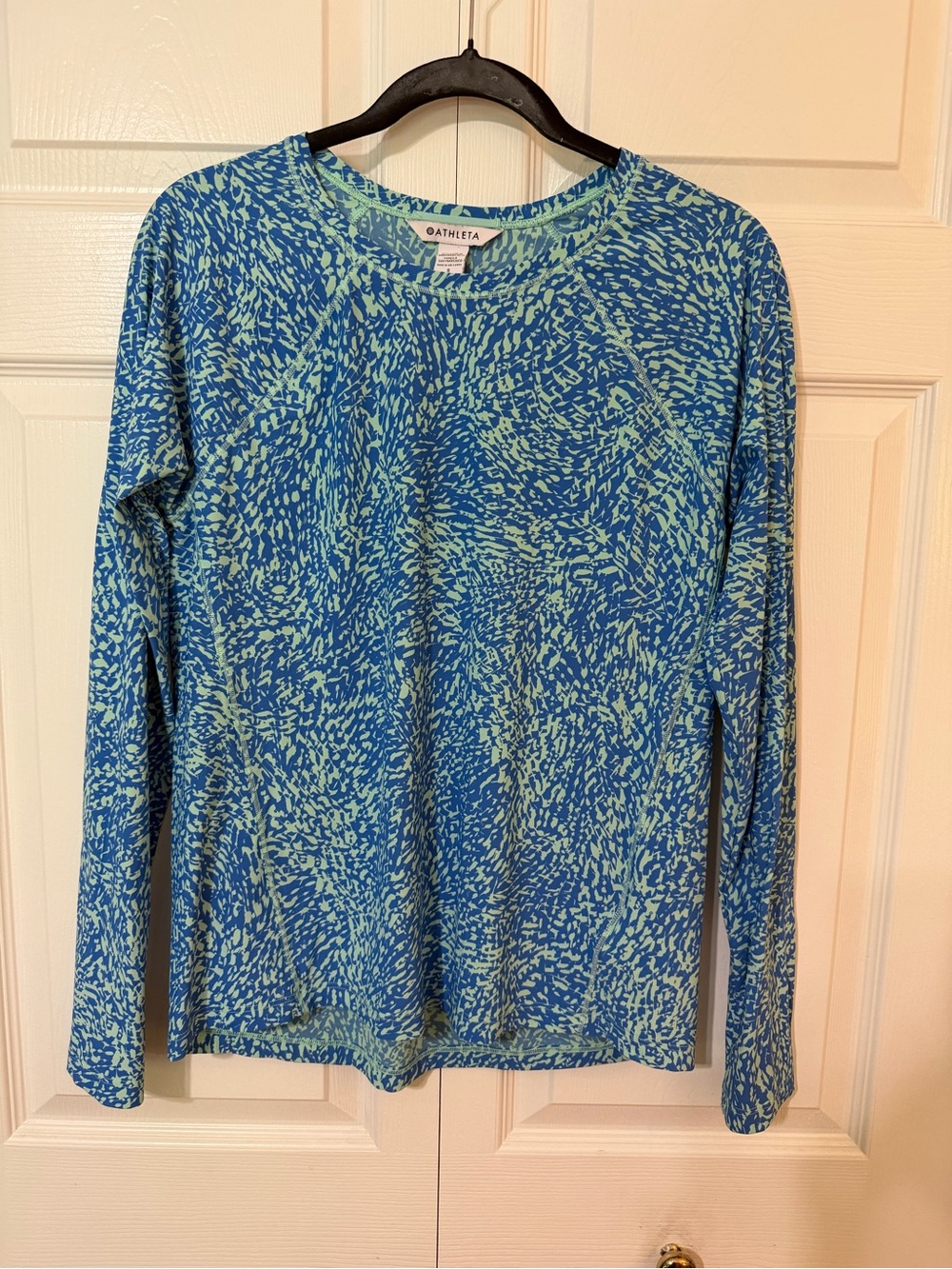 Athleta Blue Long Sleeve Active Top